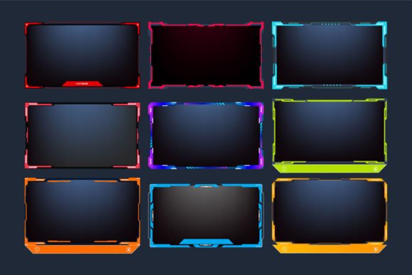 Broadcast Screen Interface Set Vector: Your Gateway to Professional Live Streaming Overlays