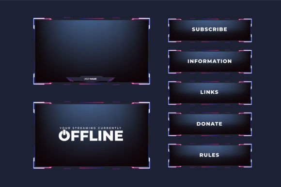 Broadcast Screen Panel Template Vector: A Modern Creator’s Toolkit for Seamless Streaming Overlays