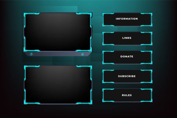 Elevate Your Stream: The Power of a Broadcast Screen Interface Border Vector