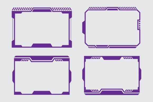 Elevating Streams with Futuristic Geometric Frames