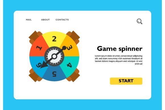 Evaluating the Icon of a Multicolored Game Spinner with N