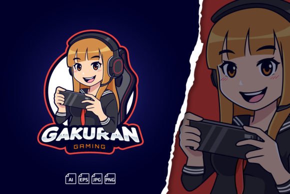 The Gakuran Gamer Girl Logo: Your Ultimate Identity Toolkit for Gaming and Streaming
