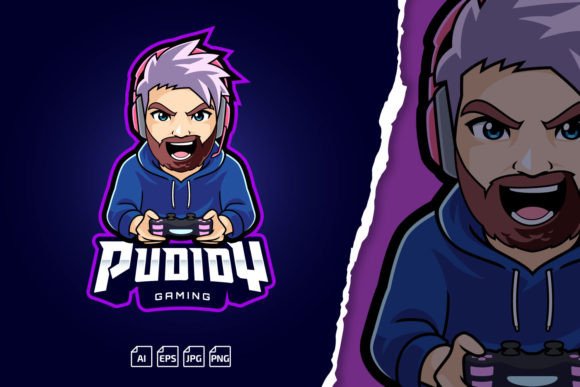 The Hipster Gamer Beard Mascot Logo as the Foundation of a Flexible Brand Identity