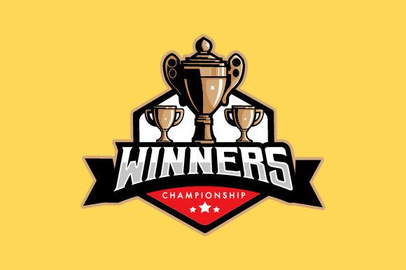 Trophy Winners Sport Logo: Champion's Shield Design